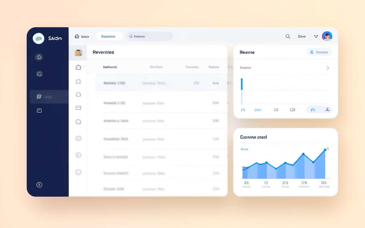 Illustration d'un écran de logiciel de facturation similaire à Basware